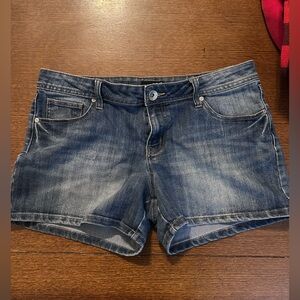 a.n.a Dark Blue Denim Shorts